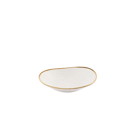 Churchill Stonecast Barley White kom 23 cm – crèmewit porseleinen kom voor hoofdgerechten