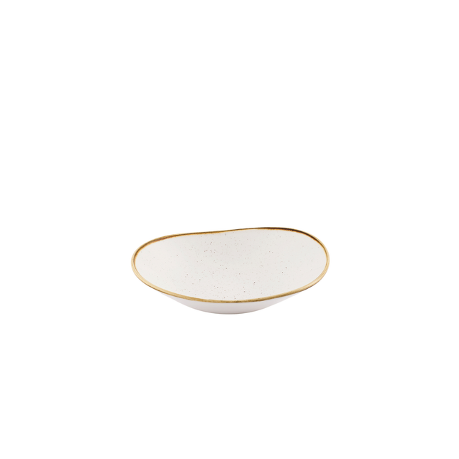 Churchill Stonecast Barley White kom 23 cm – crèmewit porseleinen kom voor hoofdgerechten