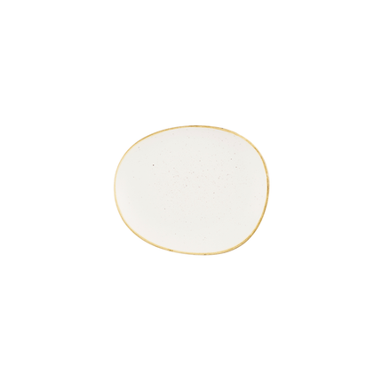 Churchill Stonecast Barley White bord 18,5 x 15,5 cm – crèmewit porseleinen bordje voor restaurants