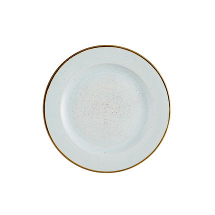 Churchill Stonecast Duck Egg bord met profiel 26,1 cm – eendenblauw porseleinen bord voor hoofdgerechten