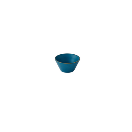 Churchill Stonecast Java Blue snackkom 340 ml – javablauw porseleinen kom voor tapas en snacks