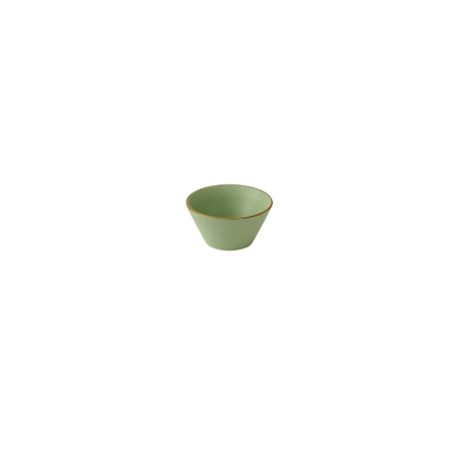 Churchill Stonecast Sage Green Zest Snack Bowl 340 ml – set van 12 snackkommen in een rustieke saliegroene tint, perfect voor het serveren van snacks, tapas of kleine bijgerechten in een stijlvolle horeca-omgeving.