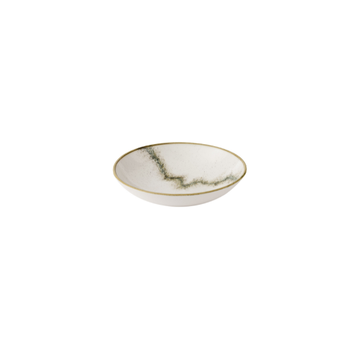 Stonecast Spice Barley White Evo Coupe Bowl van Churchill, 24,8 cm, set van 12. Handgemaakte coupekom in een warme Barley White kleur, perfect voor het serveren van pasta, salades of soep. Duurzaam en stijlvol, ideaal voor gebruik in de horeca.