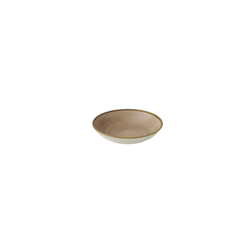 Churchill Stonecast Truffle coupekom 18,2 cm – truffelbruin gespikkeld kommetje voor de horeca