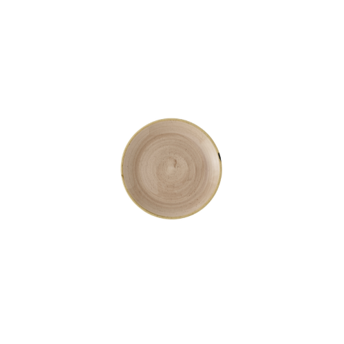 Churchill Stonecast Truffle coupebord 16,5 cm – truffelbruin gespikkeld bordje voor tapas en desserts