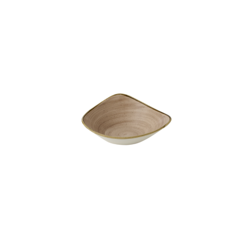 Churchill Stonecast Truffle Lotus kom 23,5 cm – truffelbruin gespikkeld serveerkom voor de horeca