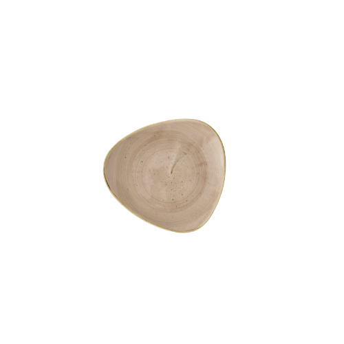 Churchill Stonecast Truffle Lotus bord 19,2 cm – truffelbruin gespikkeld bordje voor desserts