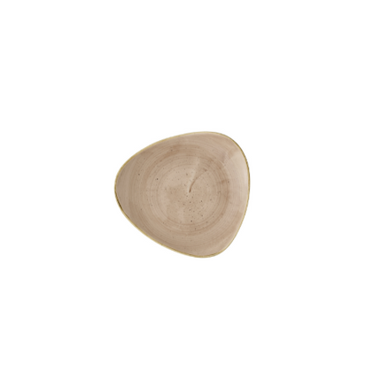 Churchill Stonecast Truffle Lotus bord 22,9 cm – truffelbruin gespikkeld bloembord voor de horeca