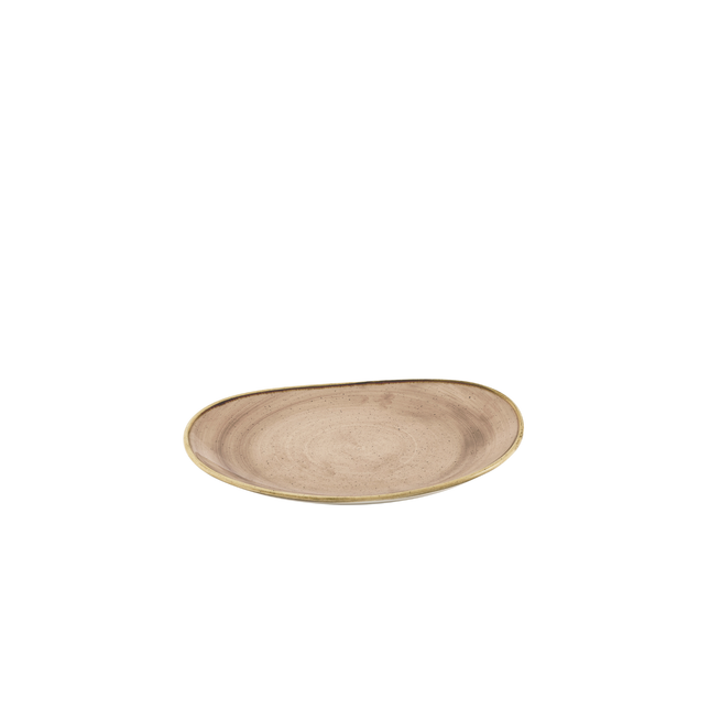 Stonecast Truffle Opal Organic Plate 28 x 23,5 cm 12/box