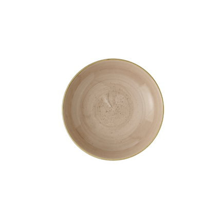 Churchill Stonecast Truffle Evolve Coupe Bowl 27,8 cm – set van 12 elegante kommen met een rustieke truffelkleuring, perfect voor het serveren van pasta's, salades of hoofdgerechten in een verfijnde horeca-omgeving.