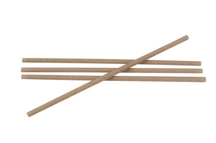 Equo suikerriet extralange rietjes 6 x 230 mm – composteerbare rietjes voor hoge glazen