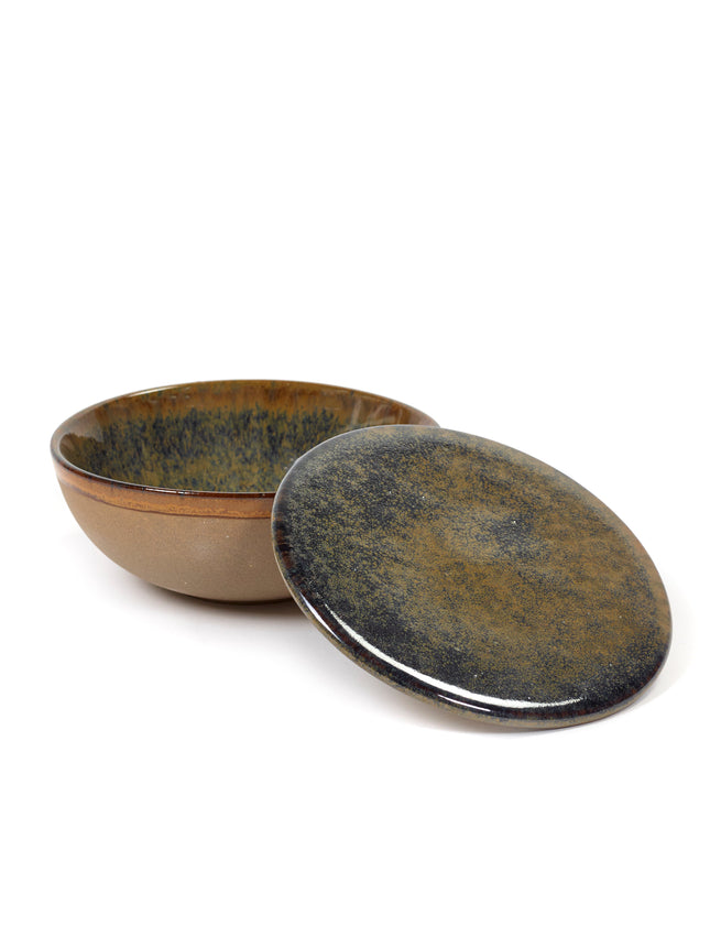 Surface Bowl + Lid Indi Grey L 13 W 13 H 5 cm 4/Box – Serax