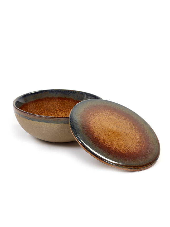 Surface Bowl + Lid Camo Green L 13 W 13 H 5 cm 4/Box