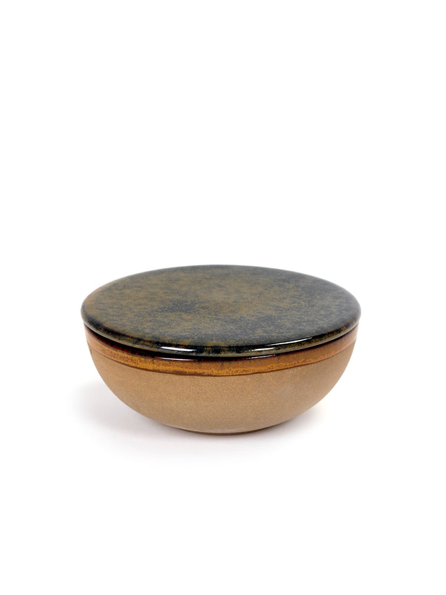 Surface Bowl + Lid Indi Grey L 13 W 13 H 5 cm 4/Box