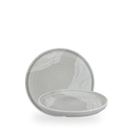 Churchill Tide Grey bord met opstaande rand 21 cm