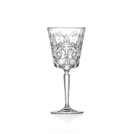 RCR Tattoo water goblet 290 ml – kristallen waterglas op voet met gravure