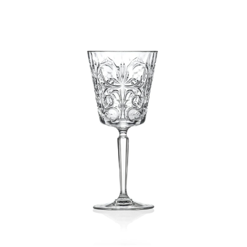 RCR Tattoo water goblet 290 ml – kristallen waterglas op voet met gravure