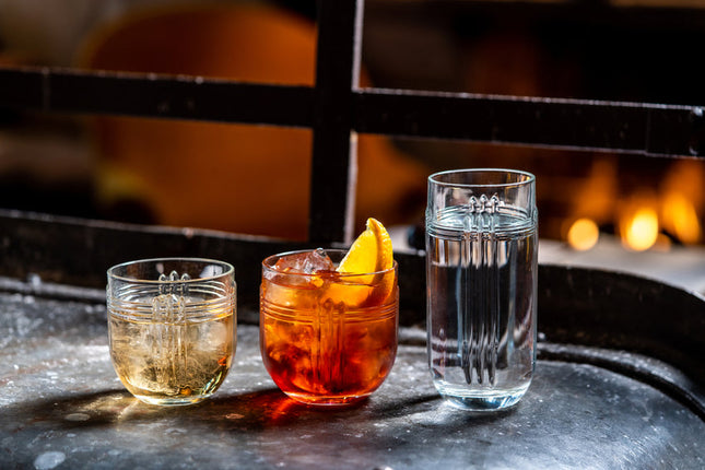 Onis The Gats rocks glas 290 ml – geribbeld tumblerglas voor de bar