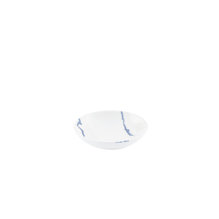 Churchill Tide Accents Blue coupekom 18,2 cm – porseleinen kom met blauwe accentrand voor cafes en bars