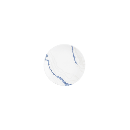 Churchill Tide Accents Blue coupebord 16,5 cm – porseleinen bordje met blauwe accentrand voor restaurants