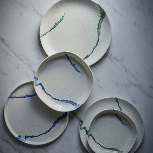 Tide Accents Blue Evolve Coupe Plate 28,8 cm 12/box