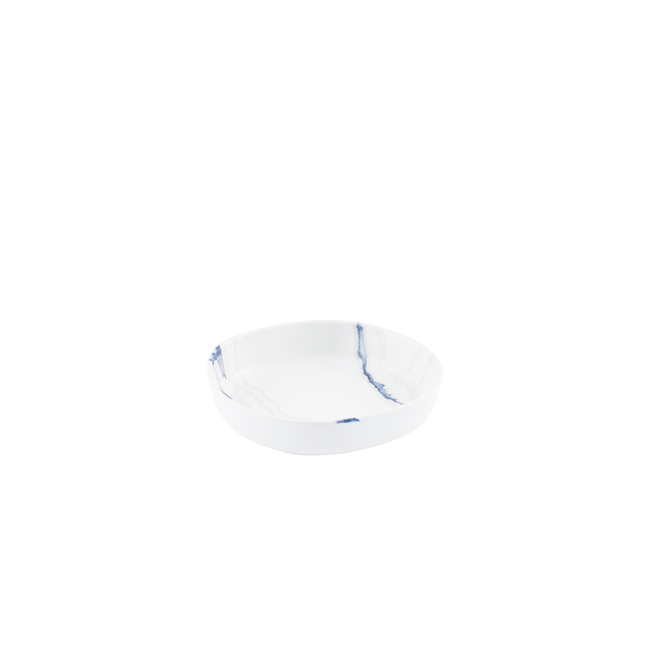 Churchill Tide Accents Blue kom met rand 20 cm – porseleinen kom met blauwe accentrand voor cafes en bars