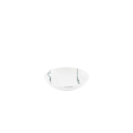 Churchill Tide Accents Green coupekom 18,2 cm – porseleinen kom met groene accentrand voor koffie en thee