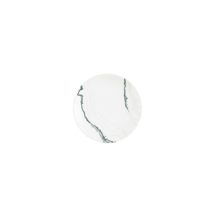 Churchill Tide Accents Green coupebord 16,5 cm – porseleinen bordje met groene accentrand voor hotels en brasseries