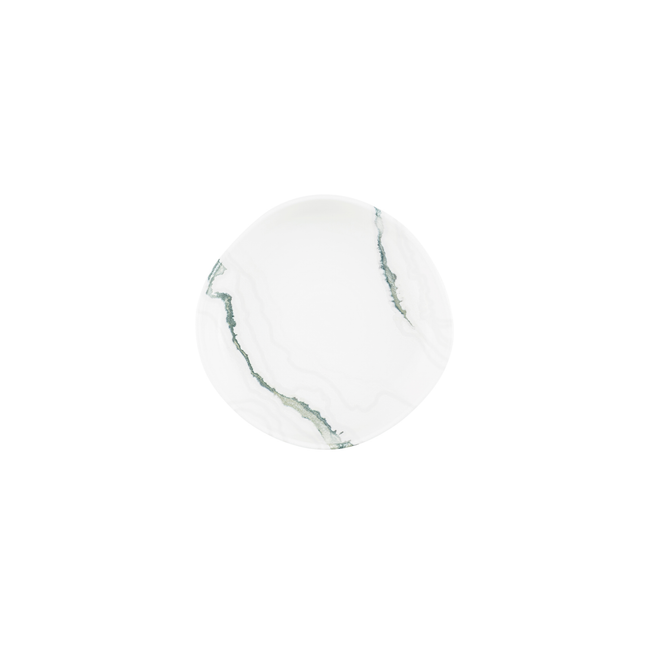 Churchill Tide Accents Green kom met rand 20 cm – porseleinen kom met groene accentrand voor restaurants