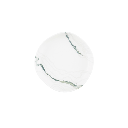 Churchill Tide Accents Green kom met rand 23 cm – porseleinen kom met groene accentrand voor de horeca