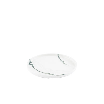 Churchill Tide Accents Green bord met rand 26 cm – porseleinen bord met groene accentrand voor fine dining