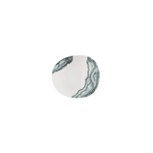 Churchill Tide Black Opal Organic kom 20 cm – zwart porseleinen organische kom voor fine dining