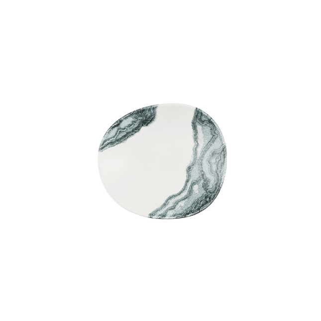 Churchill Tide Black Opal Organic kom 23 cm – zwart porseleinen organische kom voor koffie en thee