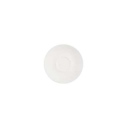 Churchill Tide White cappuccinoschotel 15,6 cm – wit porseleinen schotel voor de horeca