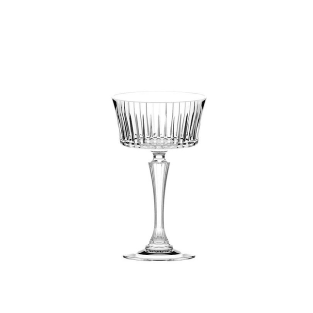 RCR Timeless cocktailcoupe 260 ml – kristallen coupeglas voor klassieke cocktails