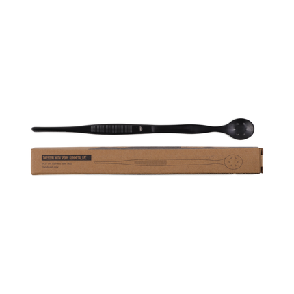 APS serveerpincet gunmetal zijaanzicht - plating tool voor restaurants