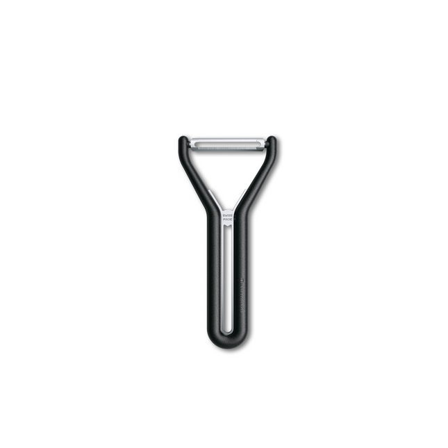 Victorinox Nova-Y Fruit Peeler with rust-proof blade, black