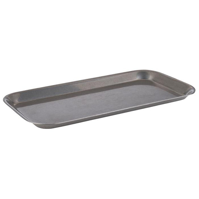 APS Vintage dienblad RVS 26 x 13,5 cm - klein serveerblad voor de bar