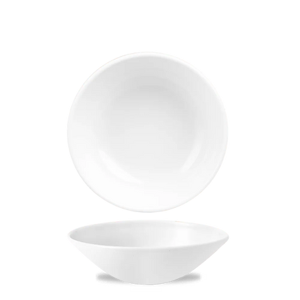 White Evolve Deep Coupe Bowl 19 cm 6/box