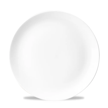 White Evolve Coupe Plate 27 cm 12/box