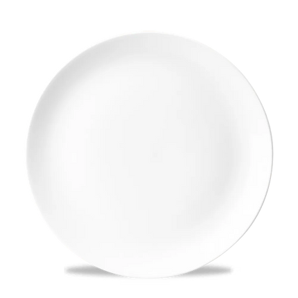 White Evolve Coupe Plate 22,9 cm 12/box