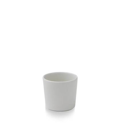 Churchill Nourish chipmok met rand 300 ml – wit porseleinen mok voor koffie in de horeca