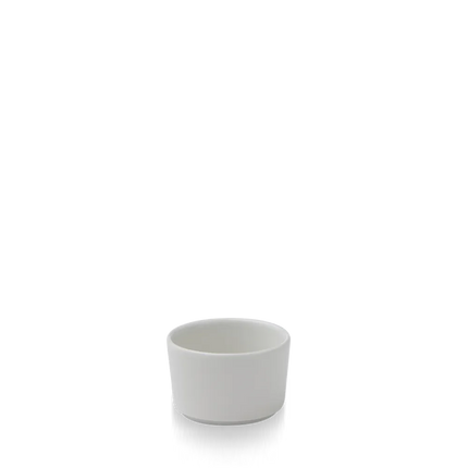Churchill Nourish dippotje met rand 110 ml – wit porseleinen sauspotje voor dips in restaurants