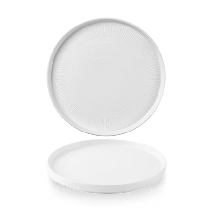 Bamboo Ceramic Walled Plate 21cm 6/box