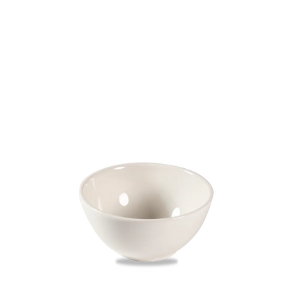 Nourish White Contour Snack Bowl 428 ml 12/box