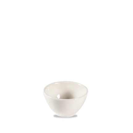 Churchill Nourish Contour dippotje 118 ml – wit porseleinen sauspotje voor dips en sausjes