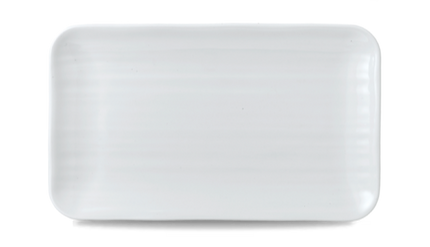 Dudson White organisch rechthoekig bord 27x16 cm – wit porselein voor de horeca