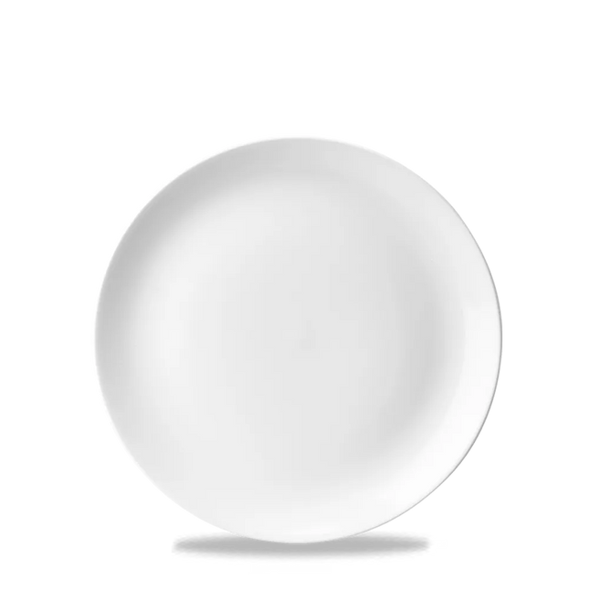Churchill White Evolve coupebord Ø 17 cm – randloos porseleinen bord voor restaurants