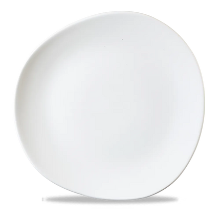 White Round Trace Plate 28.6cm 12/box