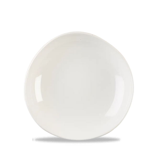 Churchill Round Trace kom Ø 25,5 cm – wit porseleinen kom voor soep en salade in restaurants